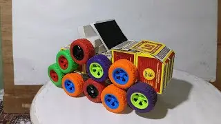 How to make Matchbox Military Tank at Home | DIY DC motor Tank Car from Matchbox