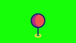 Location Pin Icon Animation Loop on Green Screen | 4K | FREE TO USE