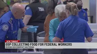 Amid shutdown, GSP hosts food drive to support unpaid employees