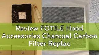 Review FOTILE Hood Accessories Charcoal Carbon Filter Replacement Activated Carbon Pellets For Hood