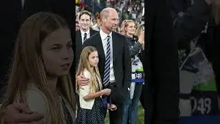 Princess Charlotte, 10, makes surprise appearance with dad Prince William at Euro 2025 #shorts