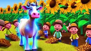 The Magic Cow and the Busy Farmers | Children's Song