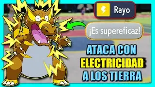 USO MOVIMIENTOS ELÉCTRICOS para DEBILITAR a POKÉMON TIPO TIERRA SORPRENDIENDO a PROS con ESTA LOCURA