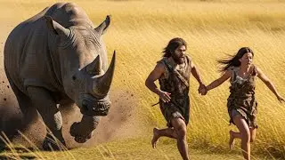 Millions of Years Ago | Primitive Life Story: Cave Refuge, Hyena Ambush & Antelope Hunt