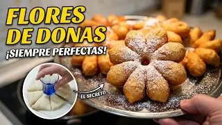  DONAS, receta FÁCIL con 4 ingredientes!!!!