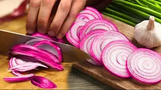 Wonderful cut onion feather (onion) in brunoise See here 2024