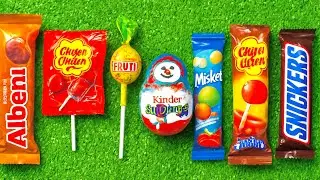 Most Popular Candies ASMR | Kinder Egg Surprise Unwrapping | Satisfying Lollipop Sounds🍭🍫