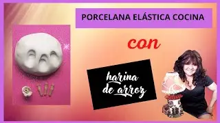 PORCELANA ELASTICA CON HARINA DE ARROZ / Patricia Art Reciclajes / Manualidades