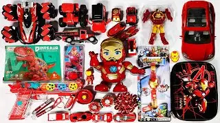 IRON-MAN Toys Collection🤑Dinosaur, Stunt Car, Pencil Box, Beyblade, Yoyo, ps5, Dancing Robot, Eraser