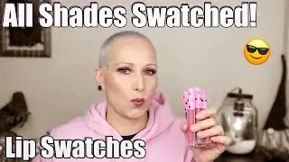 VINYL CHERRY LIQUID LIPSTICKS | LIP SWATCHES | I Heart Revolution | All Shades Swatched!