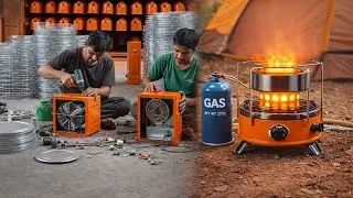 Incredible Process of Manufacturing Camping Auto Gas Heater & Stove | Factory Mass Production
