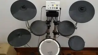 Roland Hd-1 V-Drums Electric Drum Kit Demo || Mux Sound