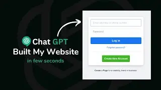 How To Create A Website Using ChatGPT #ChatGPT #OpenAI