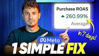+260% in Facebook Ads ROAS with a SIMPLE FIX