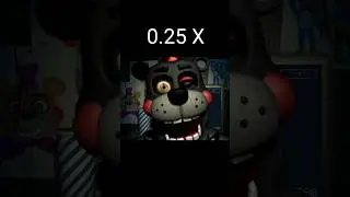 FNaF 6: Freddy Fazbear's Pizzeria Simulator - Lefty (Office) Jumpscare 0.25x - 2x speed