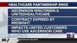 United Healthcare, Ascension Wisconsin contract expires