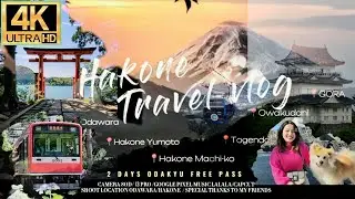 [4K / UHD] 📍Travel vlog from TOKYO 🚄to HAKONE / 🇯🇵Japan
