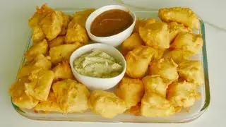 Spiced fried potatoes | How to make viazi karai (Swahili snacks).