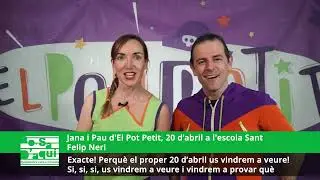 20 d'abril. El Pot Petit a l'escola Sant Felip Neri de Barcelona