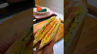 Quick Breakfast Hack 🍳🔥 Egg Ham Toast Made Easy with Breakfast Maker! #shorts