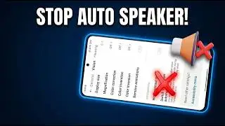 How to Turn Off Switch to Speaker Automatically on Android