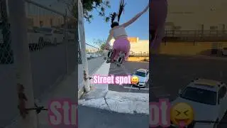 Treasure hunt finding this sweet skate bank😝💘 #rollerskating  #skate #peace #love