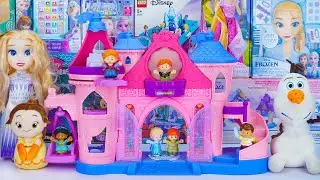 Disney Princess Toy Collection Unboxing | Fisher-Price Little People Toddler Playset Magical Castle