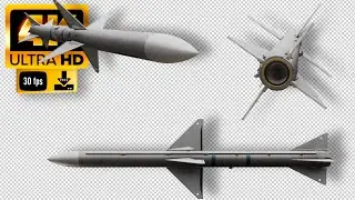 Cruise Missile | AIM-7 Sparrow Part 3 Green Screen  - Footage 4K