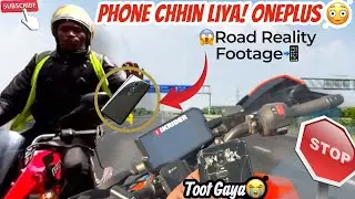 Phone Snatching On Road! OnePlus 6 Full Incident Caught On Camera 😳