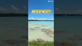 Мальдивы в Мексике? 🌊 Лагуна Бакалар семи цветов #путешествия