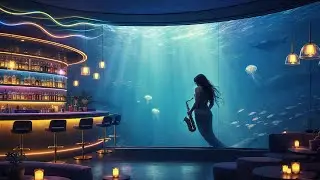 Under the Sea Saxophone Sessions 🎷 | Mermaid Lounge | Work · Focus · Chill | 1 Hour