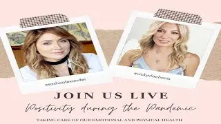Sasha Alexander Instagram Live with Vicky Vlachonis | Hannah Victoria Edits ♡