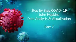 #7 - COVID 19 trend in Running line Chart for John Hopkins data