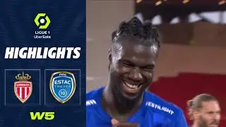 AS MONACO - ESTAC TROYES (2 - 4) - Highlights - (ASM - ESTAC) / 2022-2023