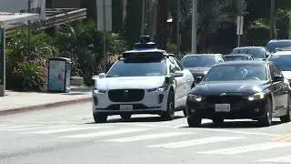 Waymo & Cars Blocking Fire Station Ignoring Keep Clear Signs Los Angeles California October 22, 2025