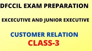 DFCCIL CUSTOMER RELATIONS CLASS-3/ EXECUTIVE(OPERATIONS AND BD)| JUNIOR EXECUTIVE  | Aa1 |