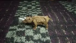 Como hacer un rinoceronte lanudo (Coelodonta) de plastilina/How to make woolly rhino with clay.