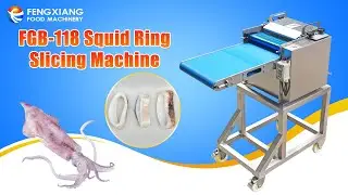 To Cutting The Squid Ring Easy, FGB-118 Squid Ring Slicing Machine
