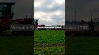 Gąsienicowy Versatile 550DT z talerz&oacute;wką Joker 12RT #versatile #horsch #farming #viral