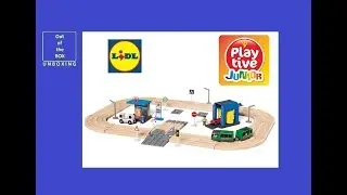 Playtive Junior Motorway UNBOXING (Lidl Wooden Motorway Set 57 pcs)