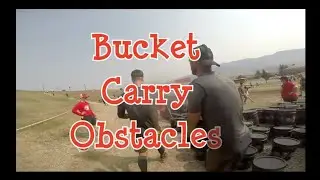 Bucket Carry Obstacle Utah Spartan Sprint Race July 29, 2018