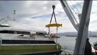 IMBARCO ALISCAFO SNAV PER LA TURKIA.