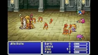 Final Fantasy V Low Level Solo Challenge- Level 1 Krile vs. Alte Roite/Jura Aevis