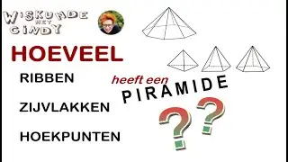 Hoeveel ribben Zijvlakken en hoekpunten heeft een piramide Aantal hangt af van de vorm van het grond