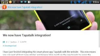 How to access the new site on Tapatalk