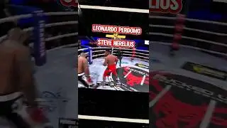 Leonardo Perdomo knocks out Steve Herelius like he promised! #boxing #viral #fyp