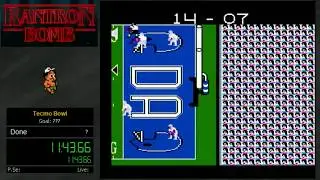 Tecmo Bowl NES speedrun (11:59)