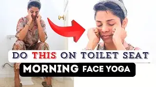 6 Face Yoga Exercises To Do First Thing In the Morning | Lift Sagging Face and Neck