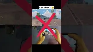 BGMI PUBG MOBILE SENSITIVITY 12 CAR SPRAY #shorts