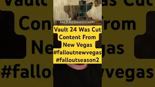 Vault 24 Was Cut Content From New Vegas #fallout #falloutseason2 #falloutnewvegas #falloutonprime